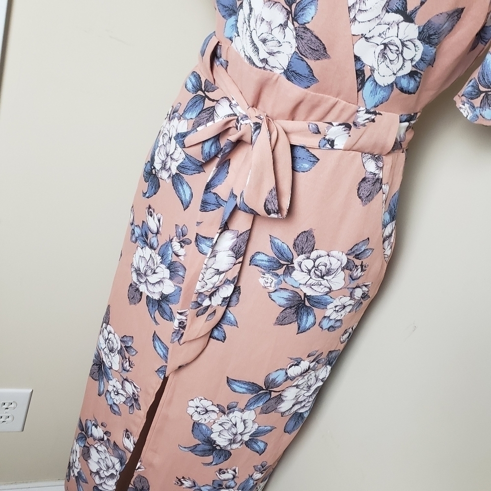 SIENNA SKY Floral Ultra Mini Dress with Long Cover - Picture 3 of 10